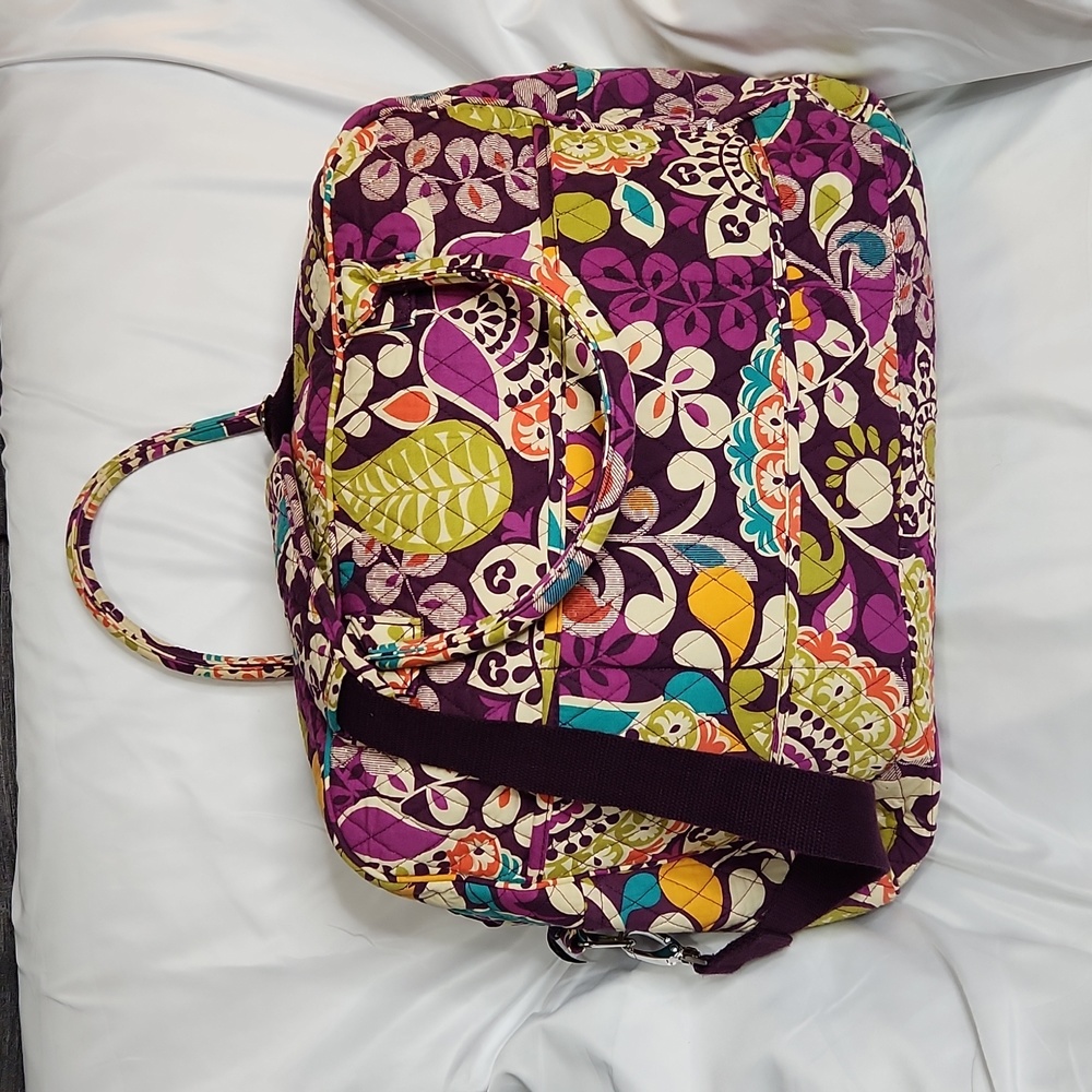 Vera Bradley Plum Crazy Weekender
